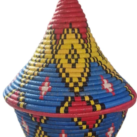 Retro Hand Made East African Basket