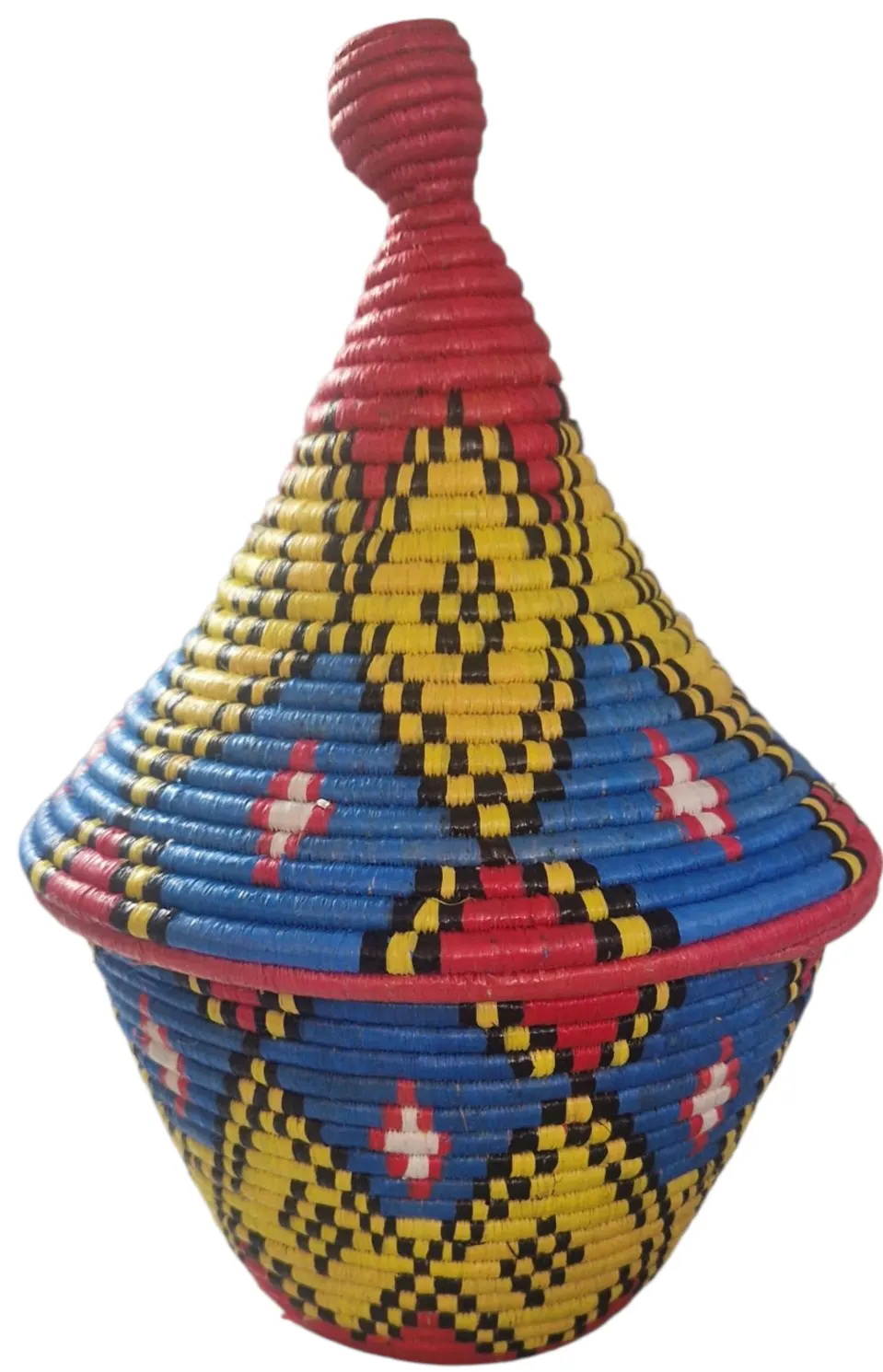 Retro Hand Made East African Basket