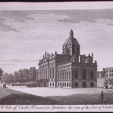 Castle Howard Yorkshire Rare 1776 Georgian Copper Plate Antique Engraving-17