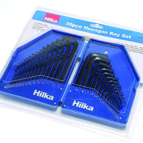 Hilka Hex Key Set in Folding Case, 30 Piece