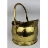 Vintage Lombard England Brass Coal Scuttle