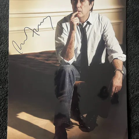 Large Format Photo Bearing The Signature of Brian Ferry