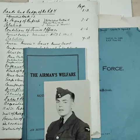 WW2 RAF Officers Handwritten Notes, File  1941
