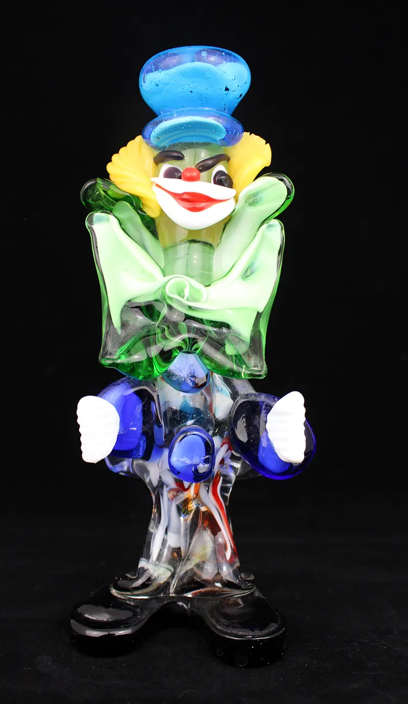 Vintage Venetian Murano Glass Clown