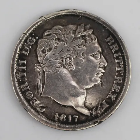 George III 1817 Silver Shilling