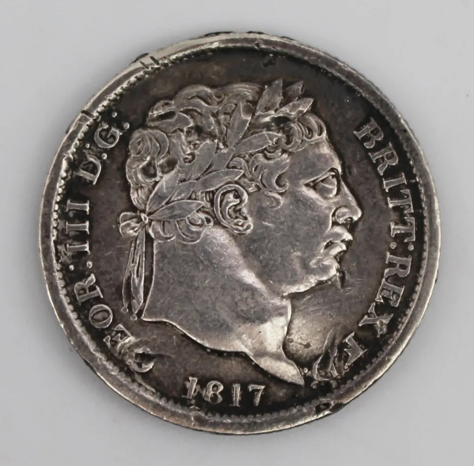 George III 1817 Silver Shilling