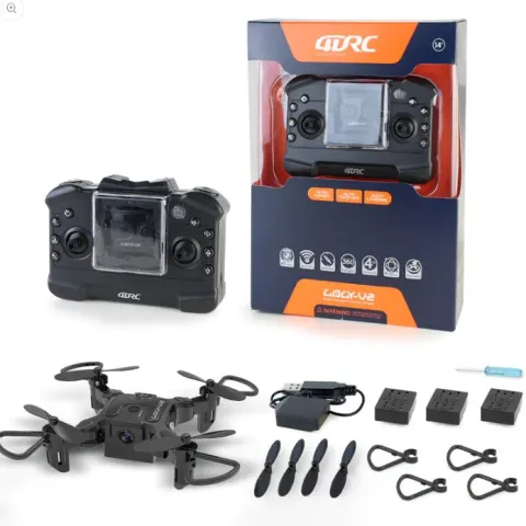4DRC V2 Mini Foldable Drone entry-level controls gift for children