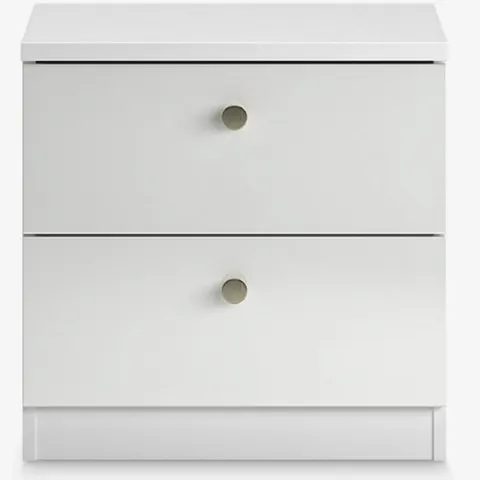 John Lewis ANYDAY Mix it Bedside Table Drawer Fronts, Gloss White RRP £49