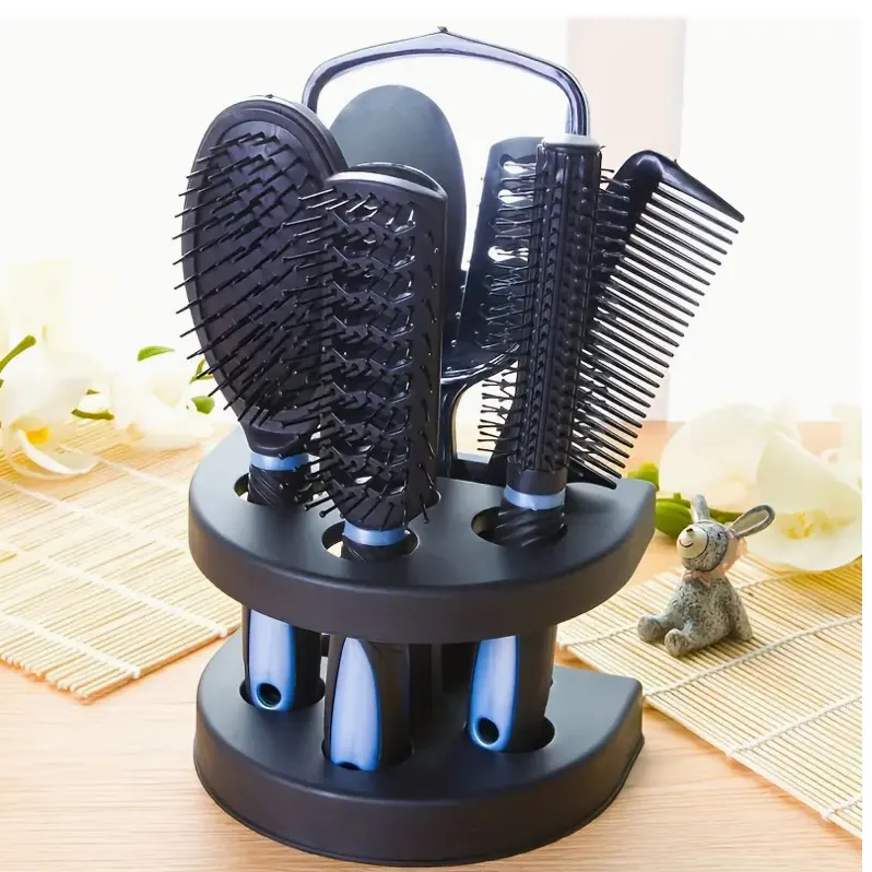 5-Piece Hairdressing Set With Mirror & Storage Box