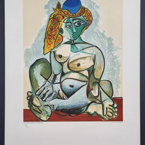 Pablo Picasso "Femme Nue Au Bonnet Turc, 1974" L/E