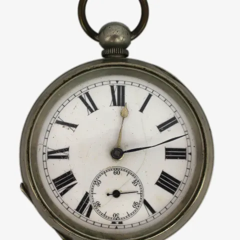 Vintage Pure Nickel Pocket Watch