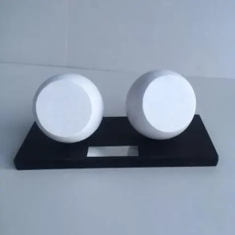Barbara Hepworth (1903-75) Maquette of BH 562 'Two Spheres In Orbit' Sculpture From (1973)