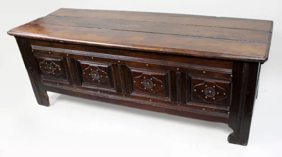 Antique 18th Century French Oak Coffer