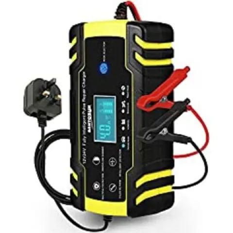Car Battery Charger, 12V/24V 8Amp Automatic Battery Charger L2b