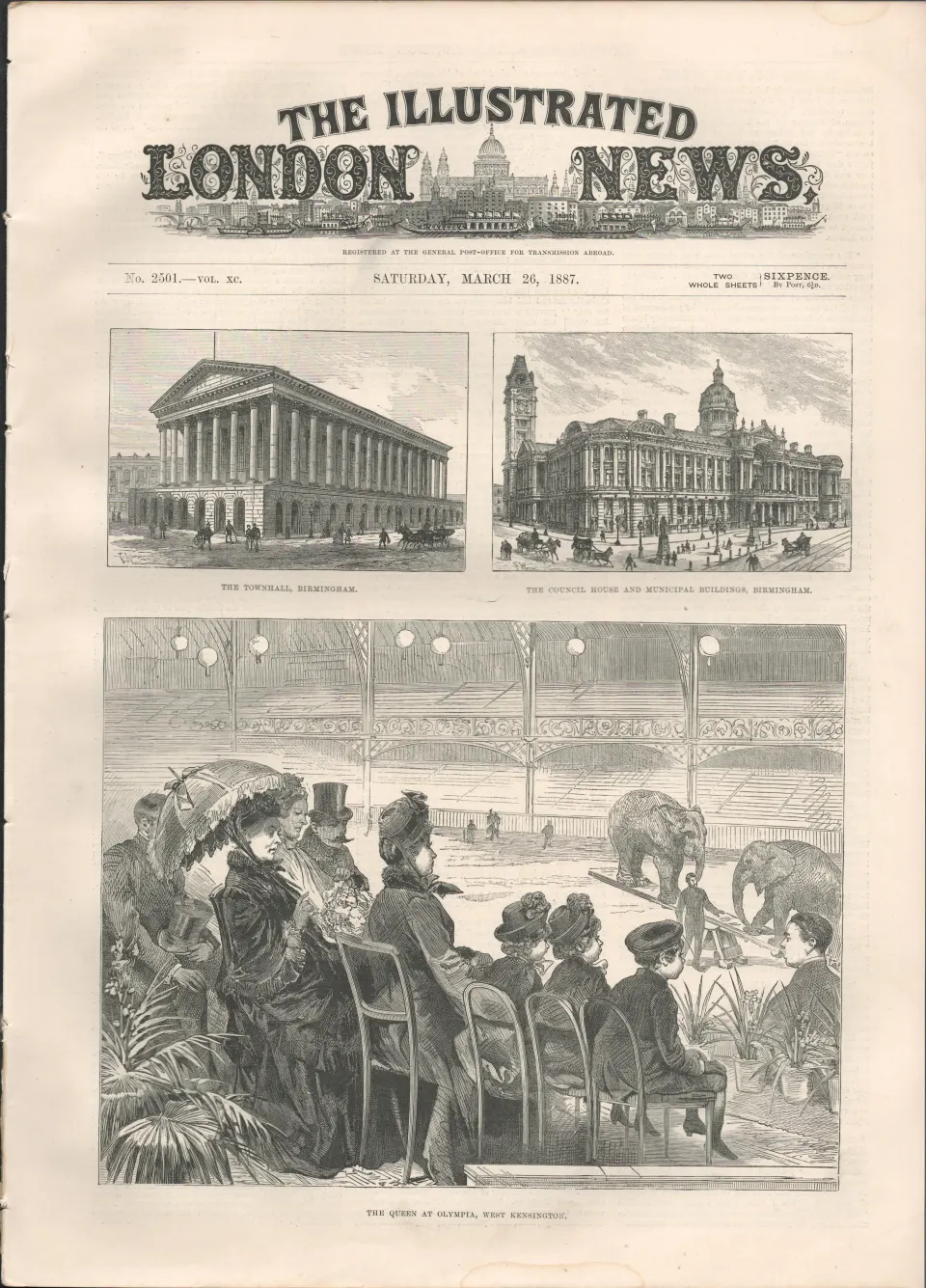 1887 Queen Victoria Royal Visit to Birmingham Jubilee Celebrations
