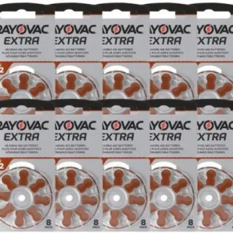 Rayovac Extra 80-PACK Hearing Aid Batteries Featuring Sound Fusion™ Technology L15a