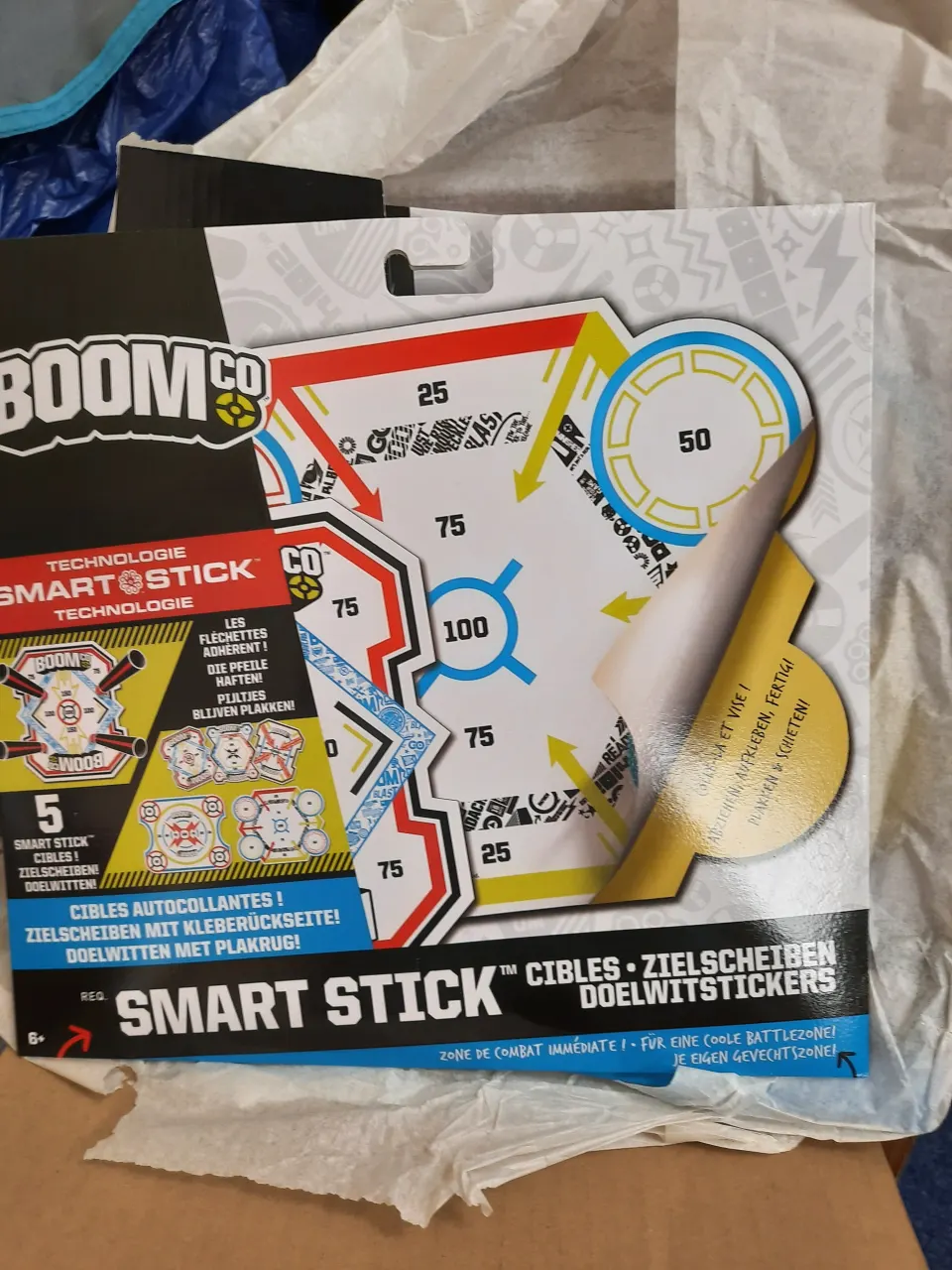 Smart stick Boom Targets, x 40