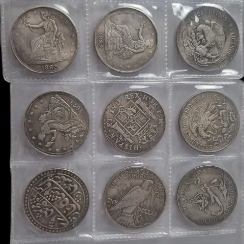 A Group of Old Replica Coins