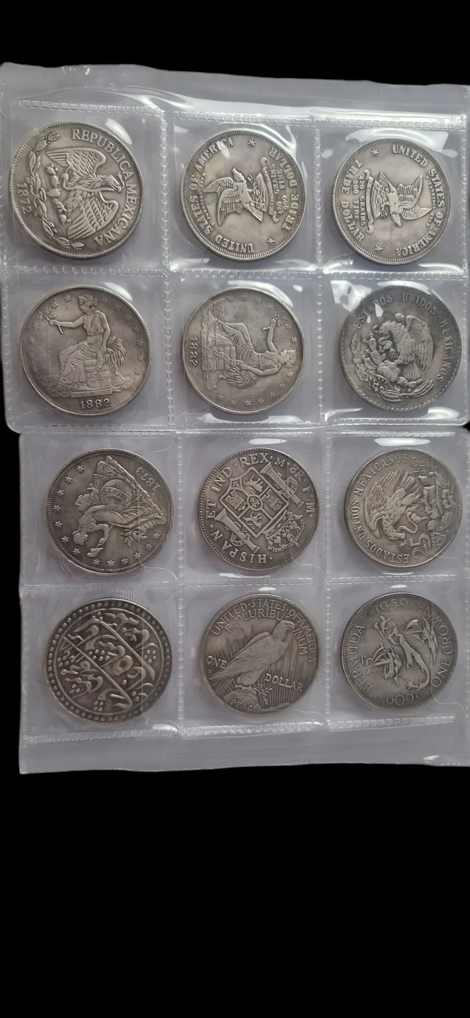 A Group of Old Replica Coins