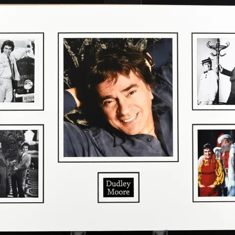 Dudley Moore Unique Signed Photo Presentation