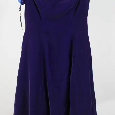 Vintage Karina Sydney Purple Velvet Gown Dress