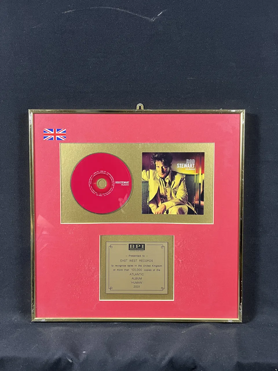 Rod Stewart 100,000 Sales Award