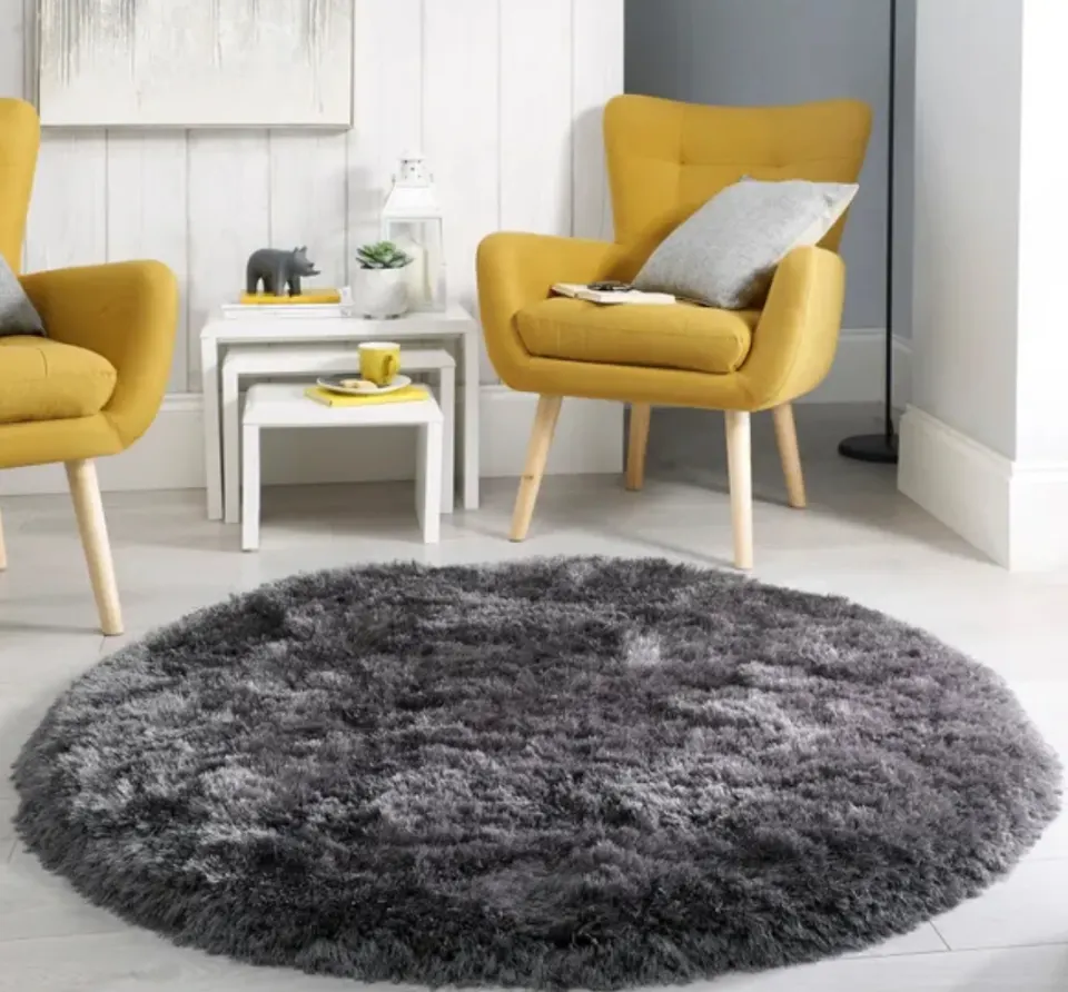 Dunelm Jewel Shaggy Round Rug RRP£89