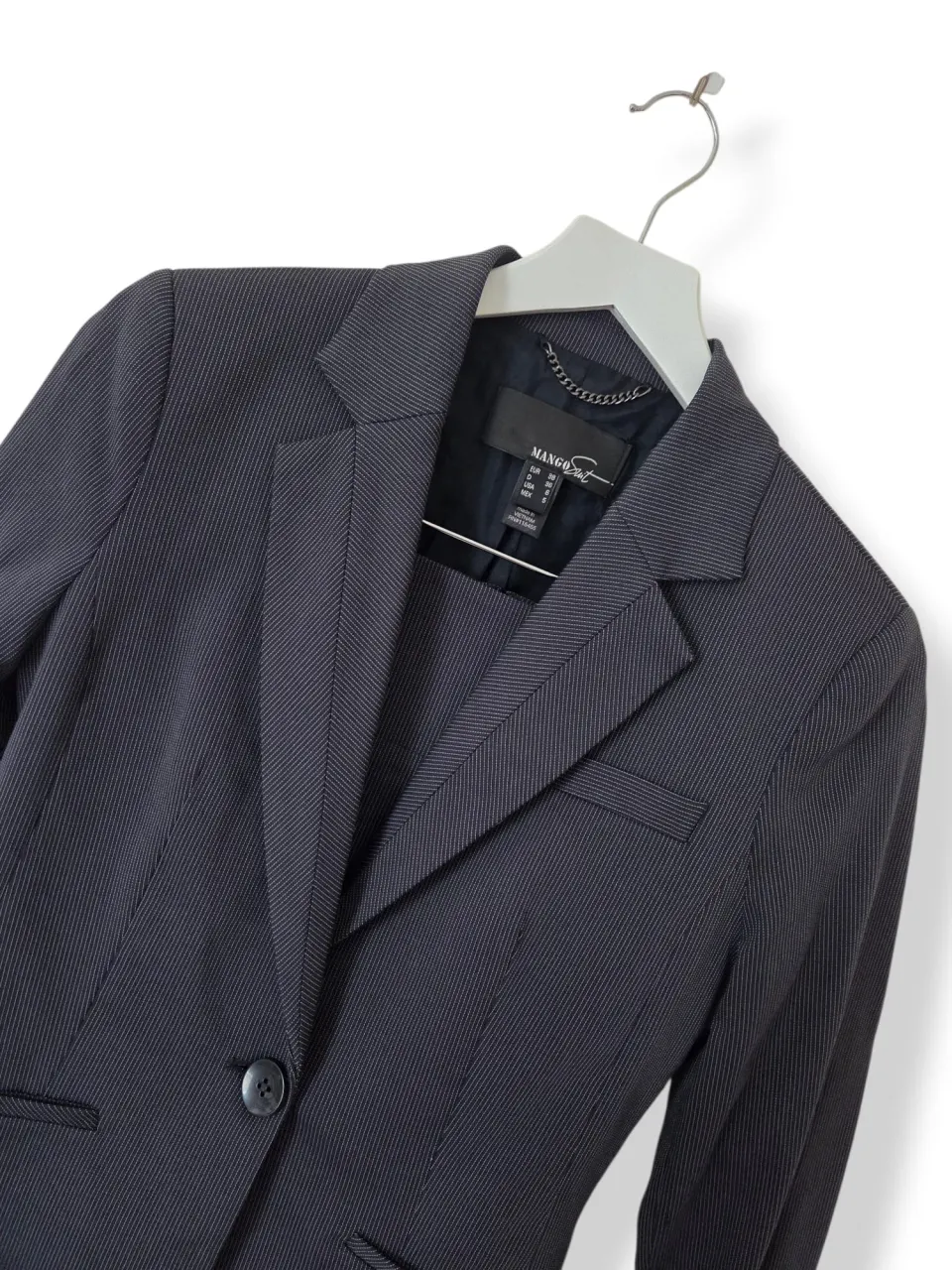 Mango Pinstripe Skirt Suit Size 38 / 40 RRP £280