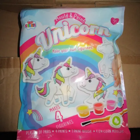 10 Pcs Brand New Unicorn Paint Your Own Mould Set - With Paints and Brush