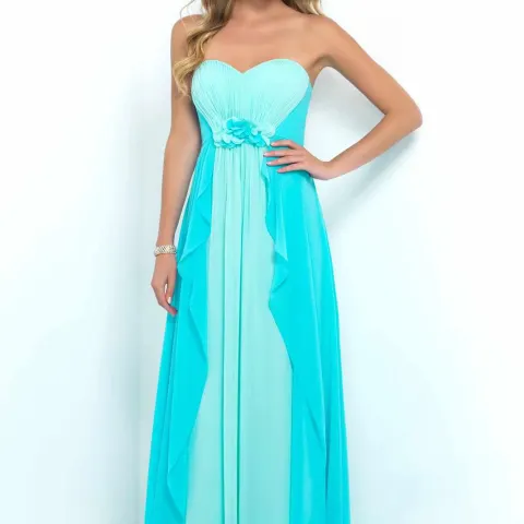 Alexia Bridesmaid/prom dress small in aqua/tiffany blue 2 tone