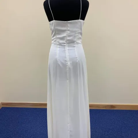 386 Milano Formals prom drss Ivory medium approx 10