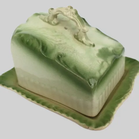 Antique Victorian English Cheese Dish