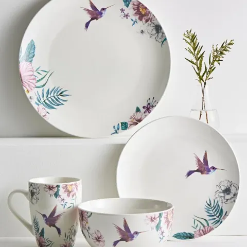 (148/MR1G) Lot RRP £119. 3x Dinner Set Items. 2x Birds 16Pc Dinner Set RRP £42 Each. 1x Paris 12Pc