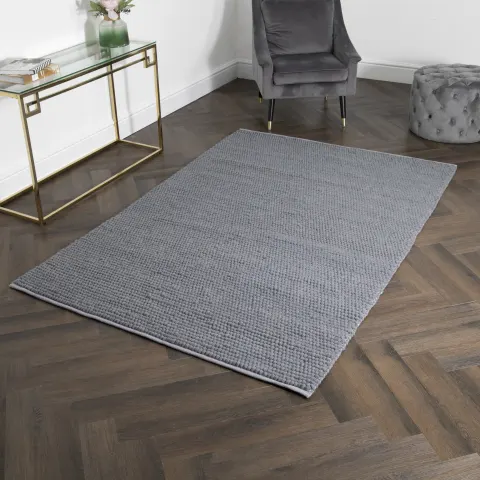 Grey Bubble Large Wool Rug RRP - £904