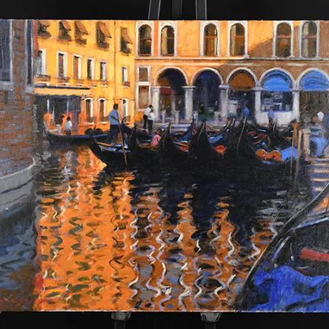 Original Oil On Canvas By John Mackie