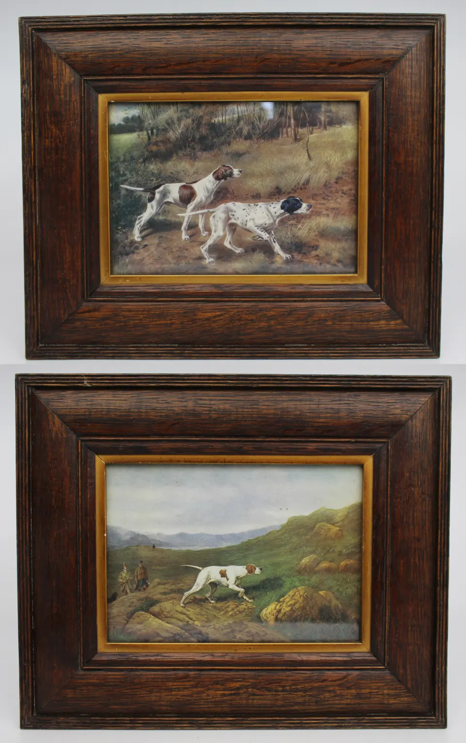 Pair of Antique Framed Dog Prints