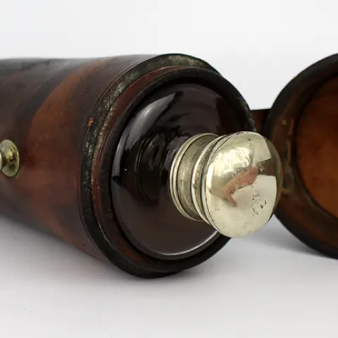 Antique Saddle Flask