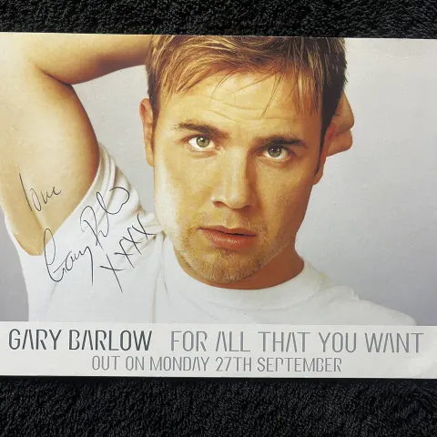 Gary Barlow Signed