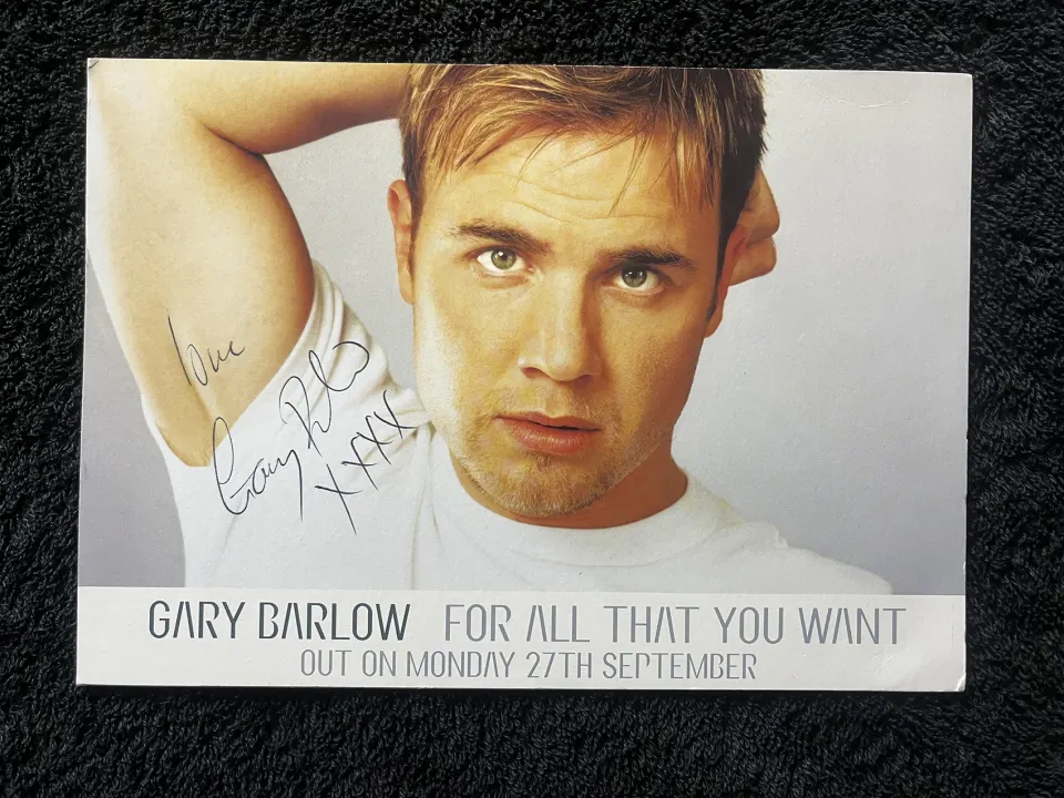 Gary Barlow Signed
