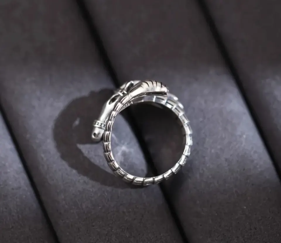 New! Vintage Style Retro Dragon Horse Adjustable Ring