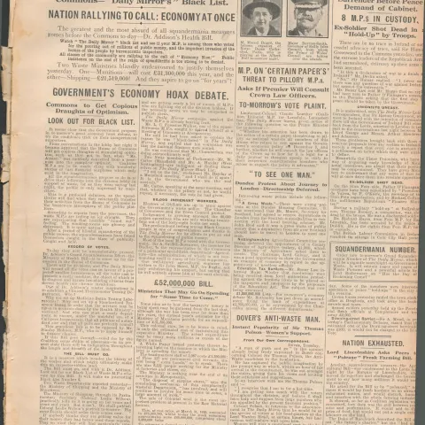 No Truce in Ireland Until Murders End  Irish War of Independence 1920