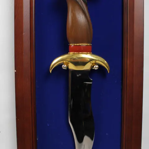 Franklin Mint Golden Eagle Decorative Dagger