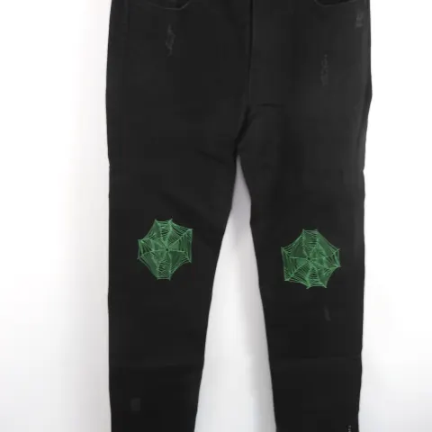 MJB Marc Jaques Burton Ripped Web Crixus Jeans Size 38, Online Price £475