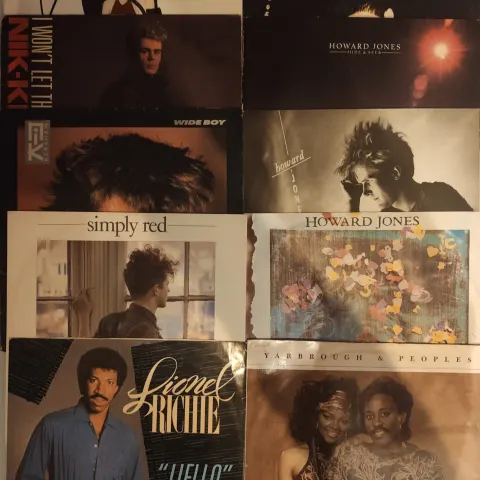 A large Collection of 12” Single Vinyl Records. Mainly 1980s.