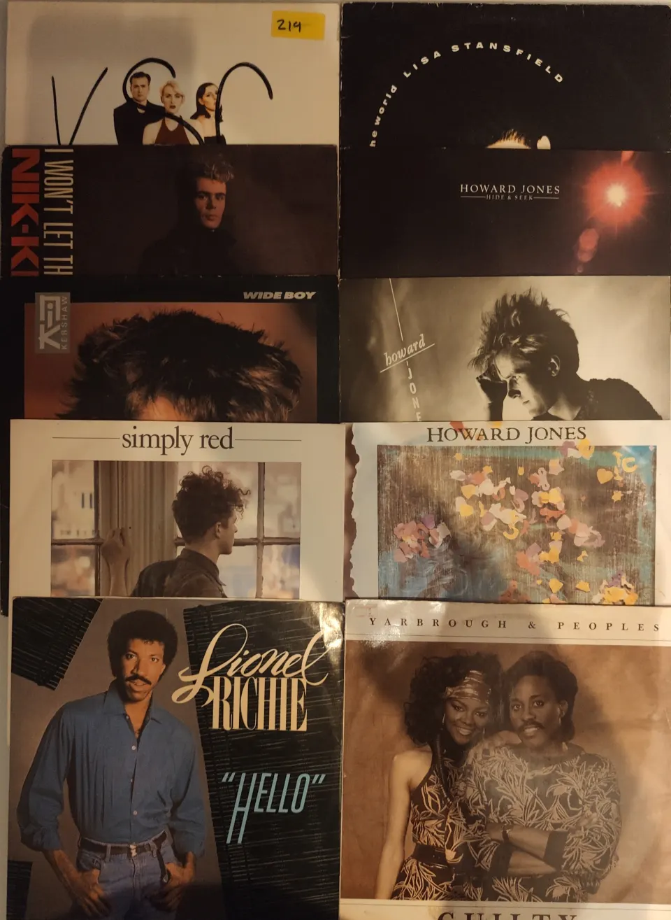 A large Collection of 12” Single Vinyl Records. Mainly 1980s.