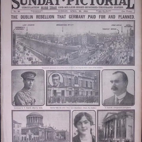 Easter Rising 1916 Rare Complete Newspaper Reports & Pictures of The Irish Rebellion