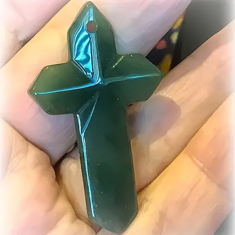 39.79 Ct. Rare Natural Carved Light Green Jadeite Jade - BURMA