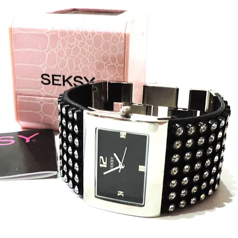 SEKONDA Seksy Swarovski Crystal Quartz Watch