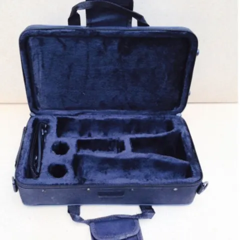 Clarinet Case Slade Oxford Cloth Storage Box Black New Boxed