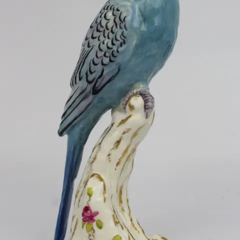 Royal Worcester BirdBudgerigar 2663 Birds on Stumps